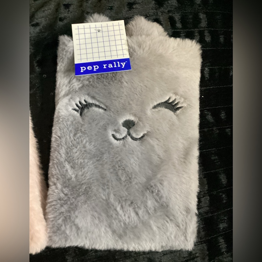 Pep Rally Furry Panda Cat Notebooks - Picture 3 of 10